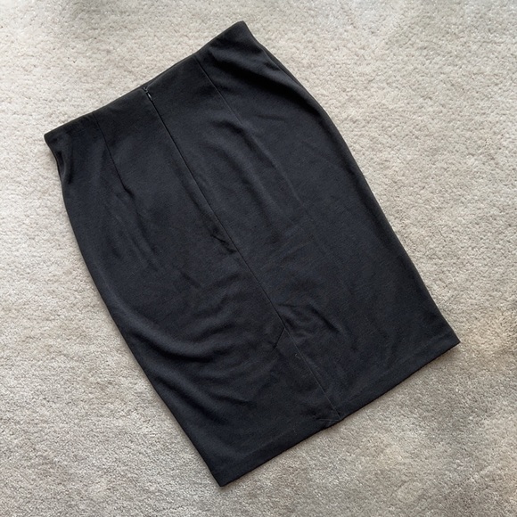Philosophy Dark Gray Stretch Pencil Skirt - Picture 2 of 12